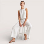 Aurelia | Women’s Sleeveless Top & Wide-Leg Trousers Set