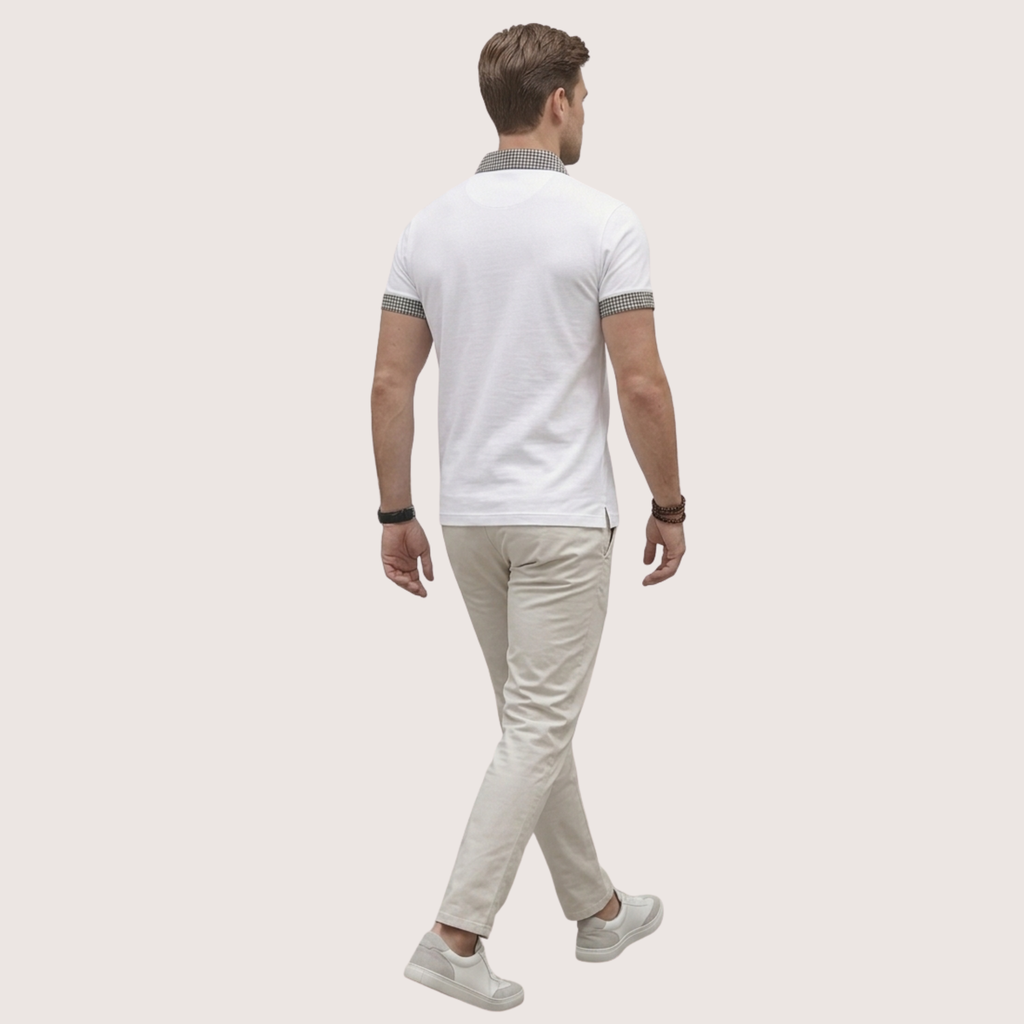Cairo | Men’s Contrast Collar Polo Shirt