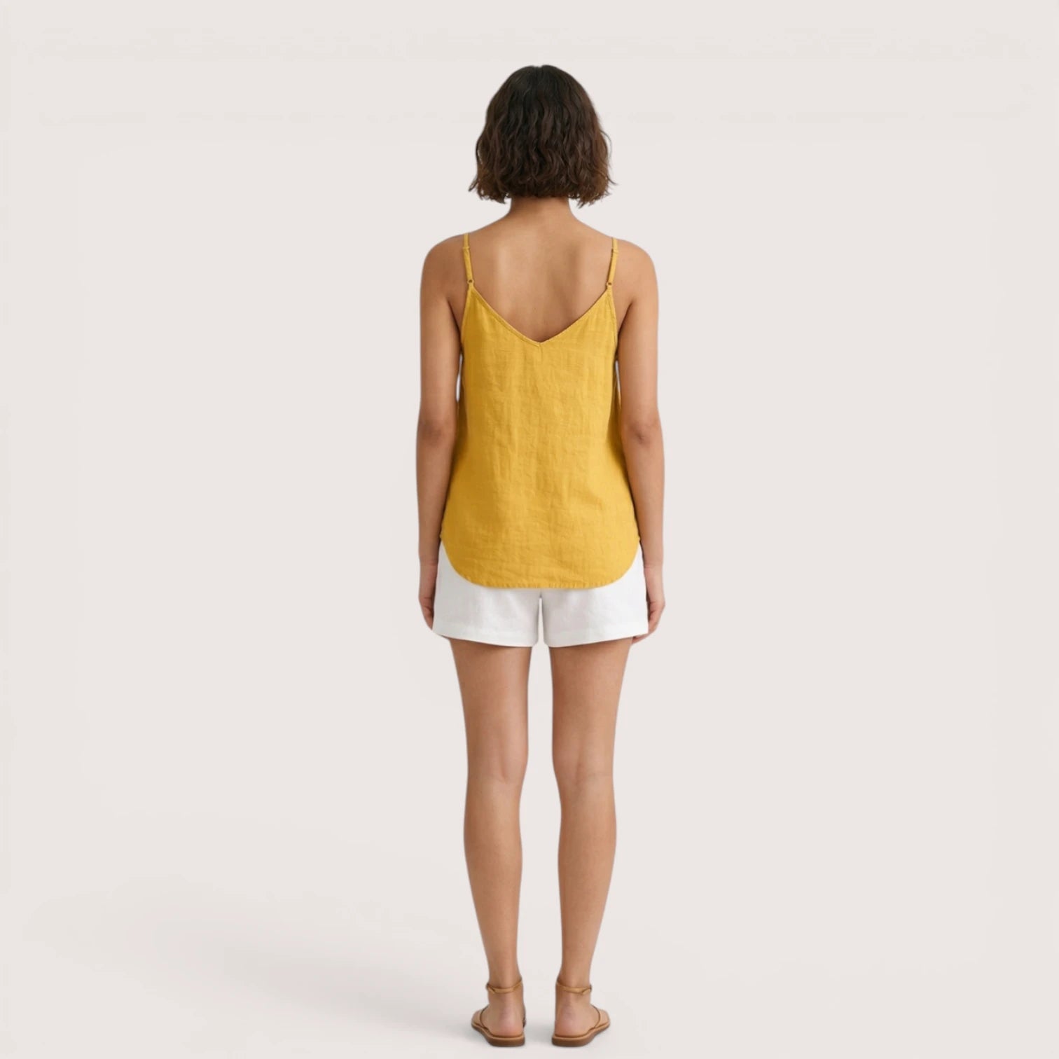 Seraphina | Women’s Spaghetti Strap Linen Top