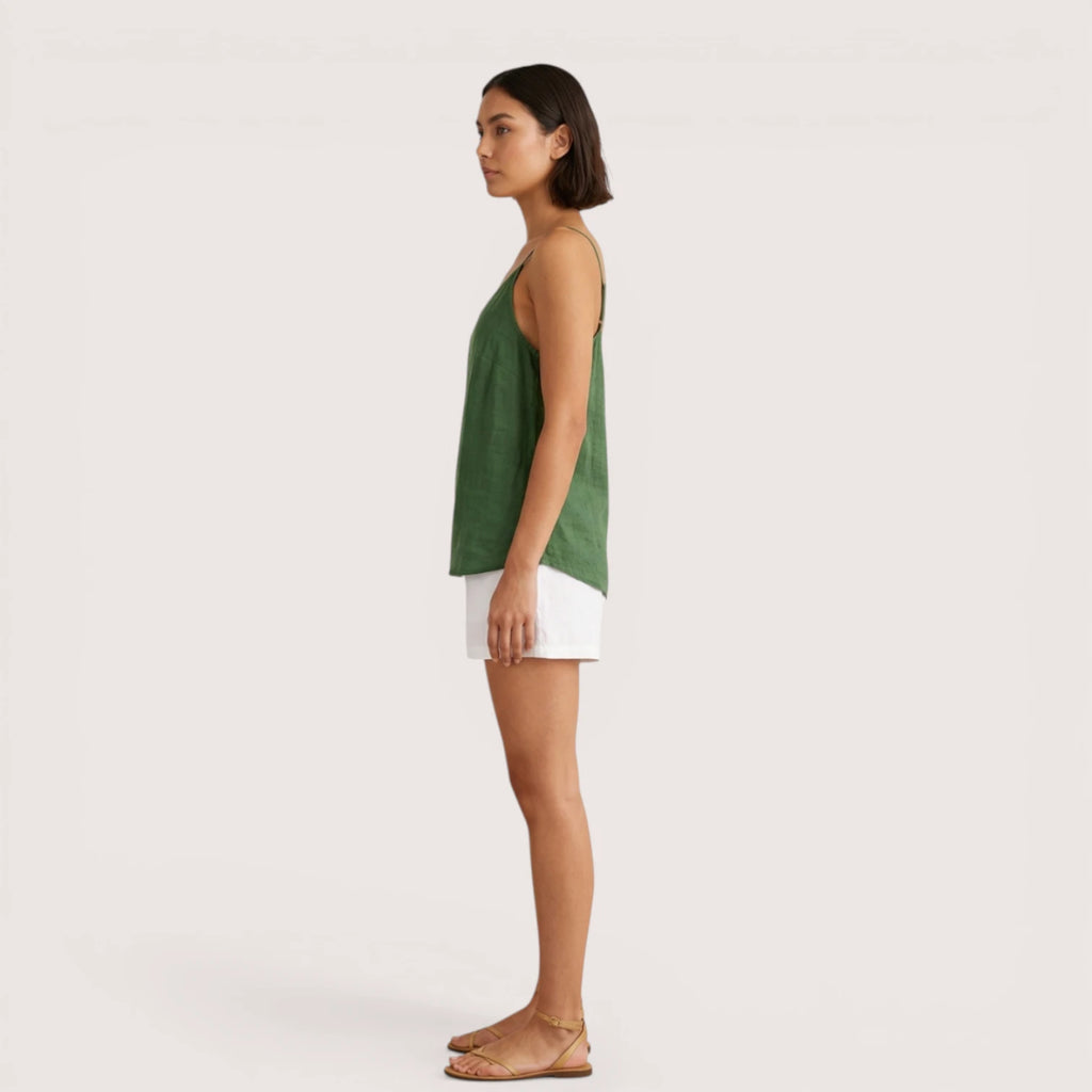 Seraphina | Women’s Spaghetti Strap Linen Top