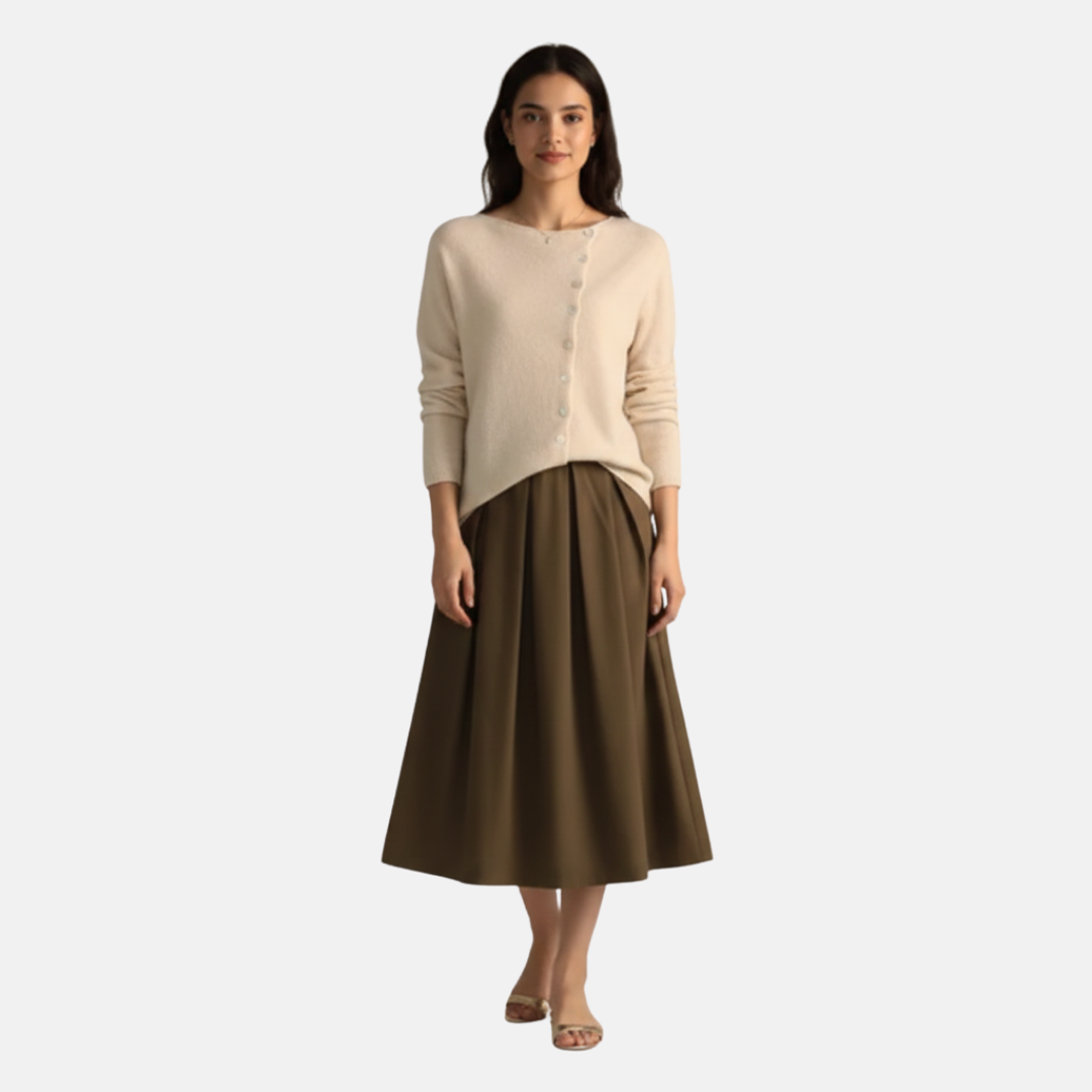 Lola | Asymmetric Button Cardigan
