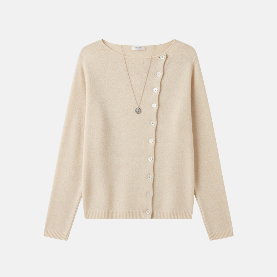 Lola | Asymmetric Button Cardigan
