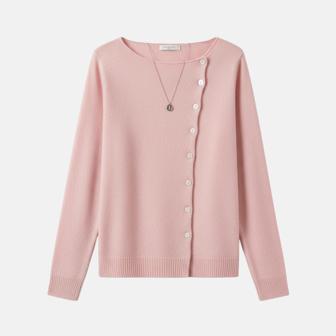 Lola | Asymmetric Button Cardigan