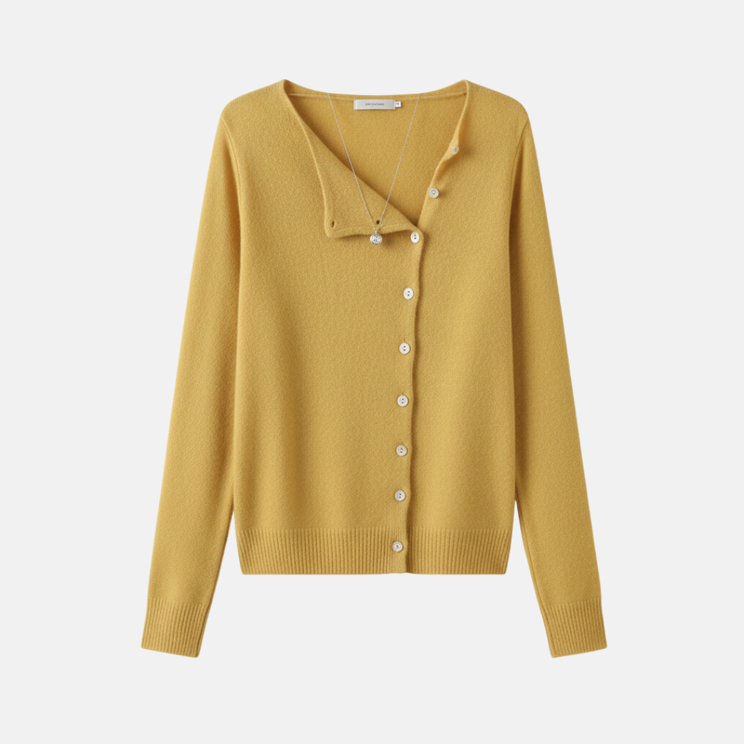 Lola | Asymmetric Button Cardigan