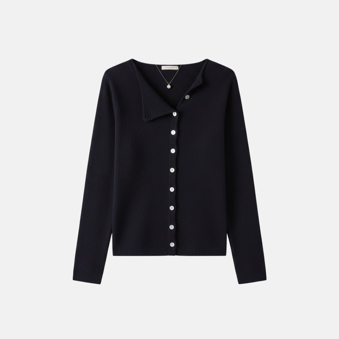 Lola | Asymmetric Button Cardigan