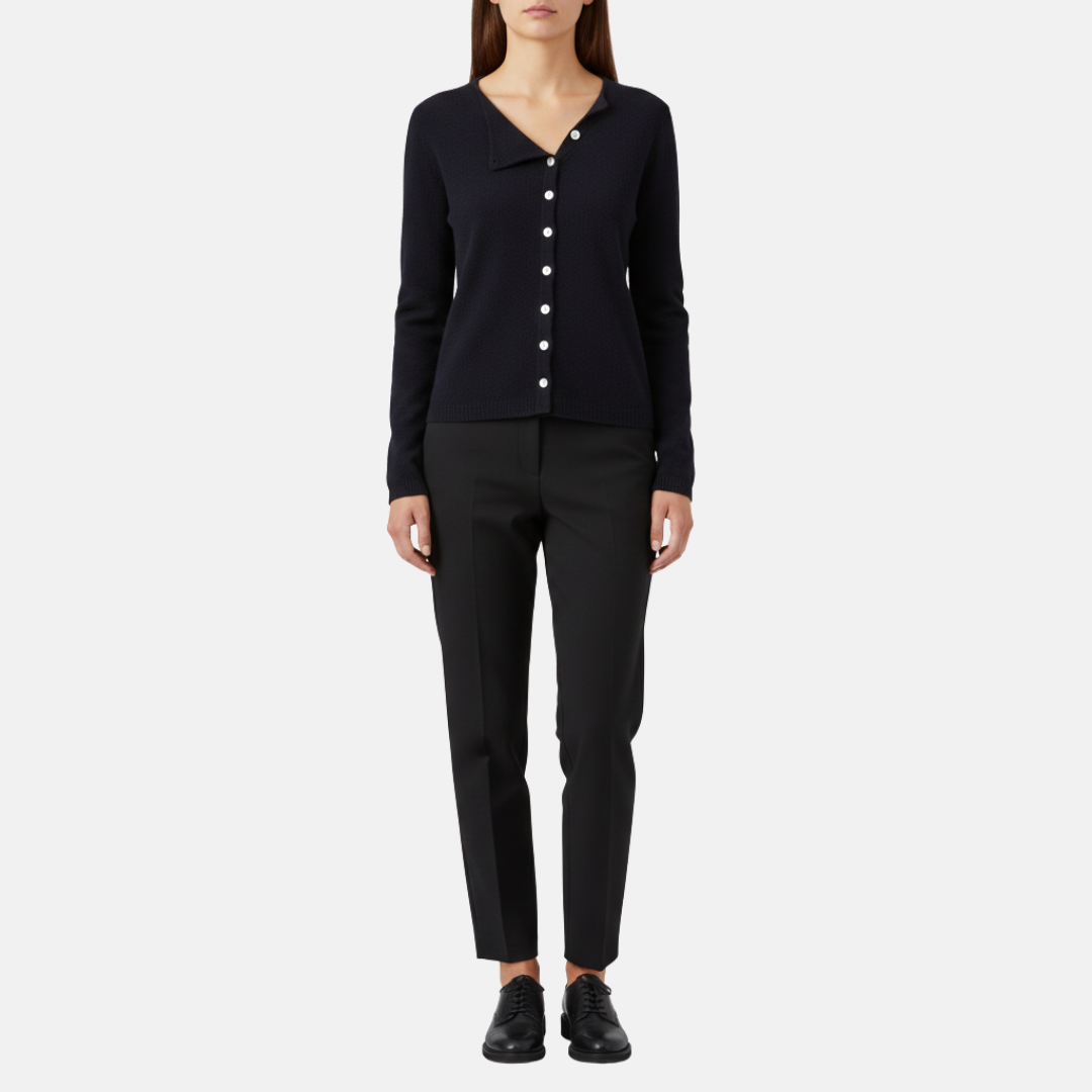 Lola | Asymmetric Button Cardigan