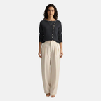 Lola | Asymmetric Button Cardigan