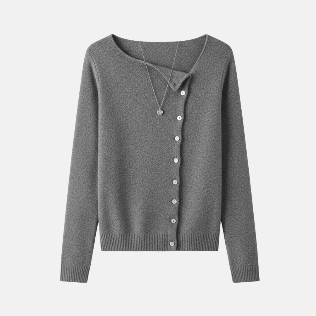 Lola | Asymmetric Button Cardigan