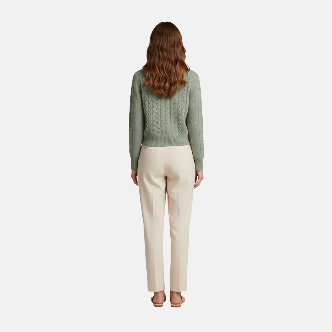 Philo | Cable Knit Cardigan Sweater