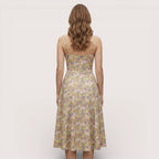 Liana | Women’s Floral Corset Midi Dress