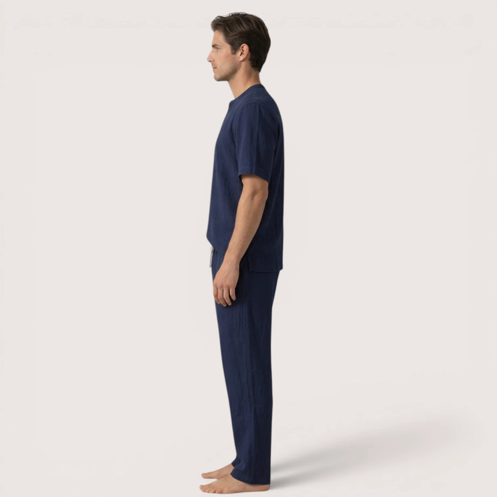 Rafferty | Men’s Cotton‑Linen Summer Shirt & Trousers Set
