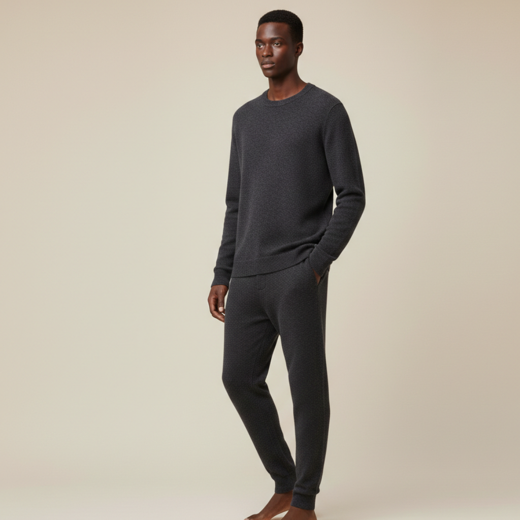 Tavion | Men’s Textured Two-Piece Lounge Set