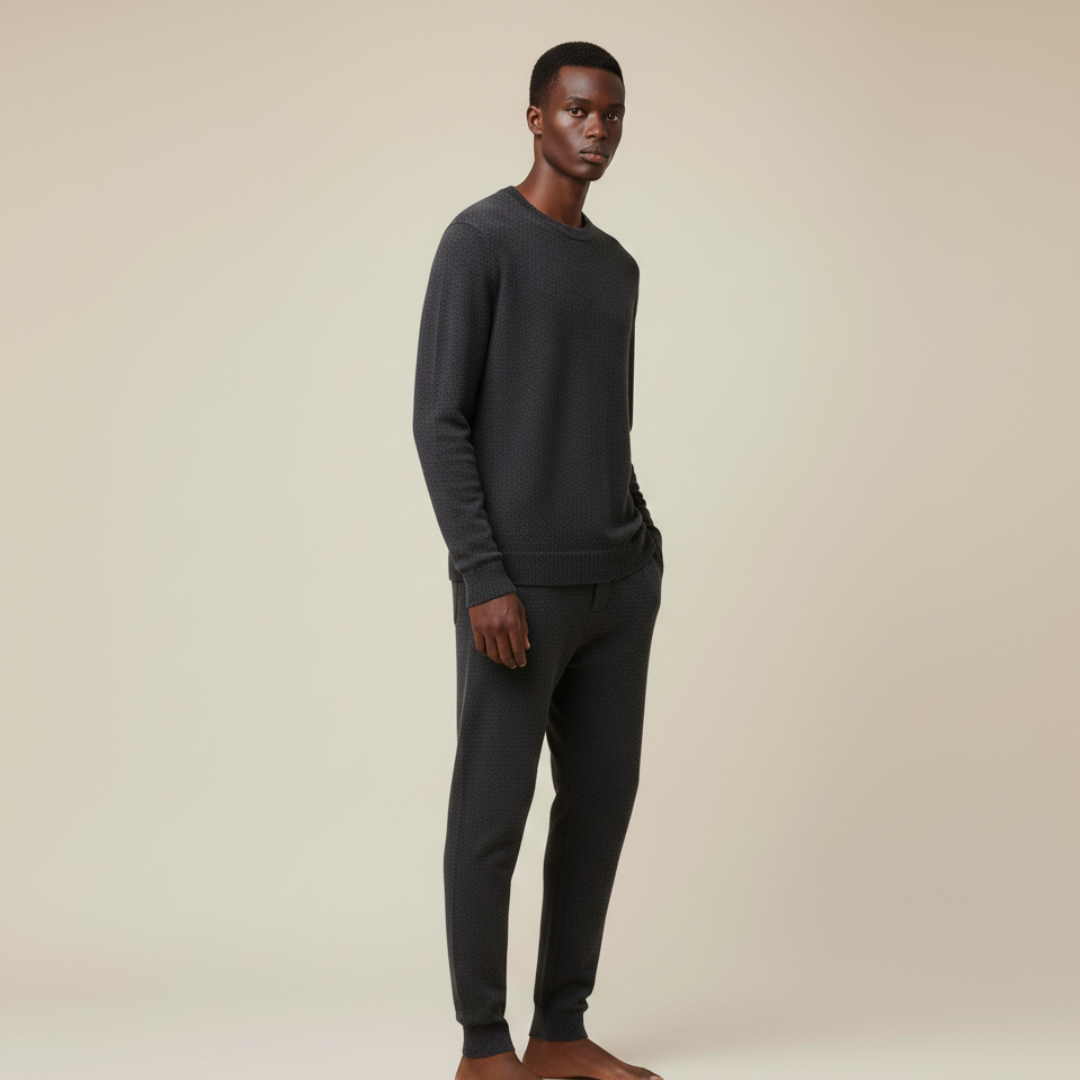 Tavion | Men’s Textured Two-Piece Lounge Set