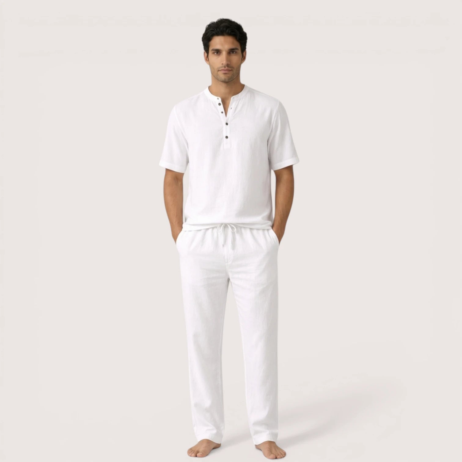 Rafferty | Men’s Cotton‑Linen Summer Shirt & Trousers Set