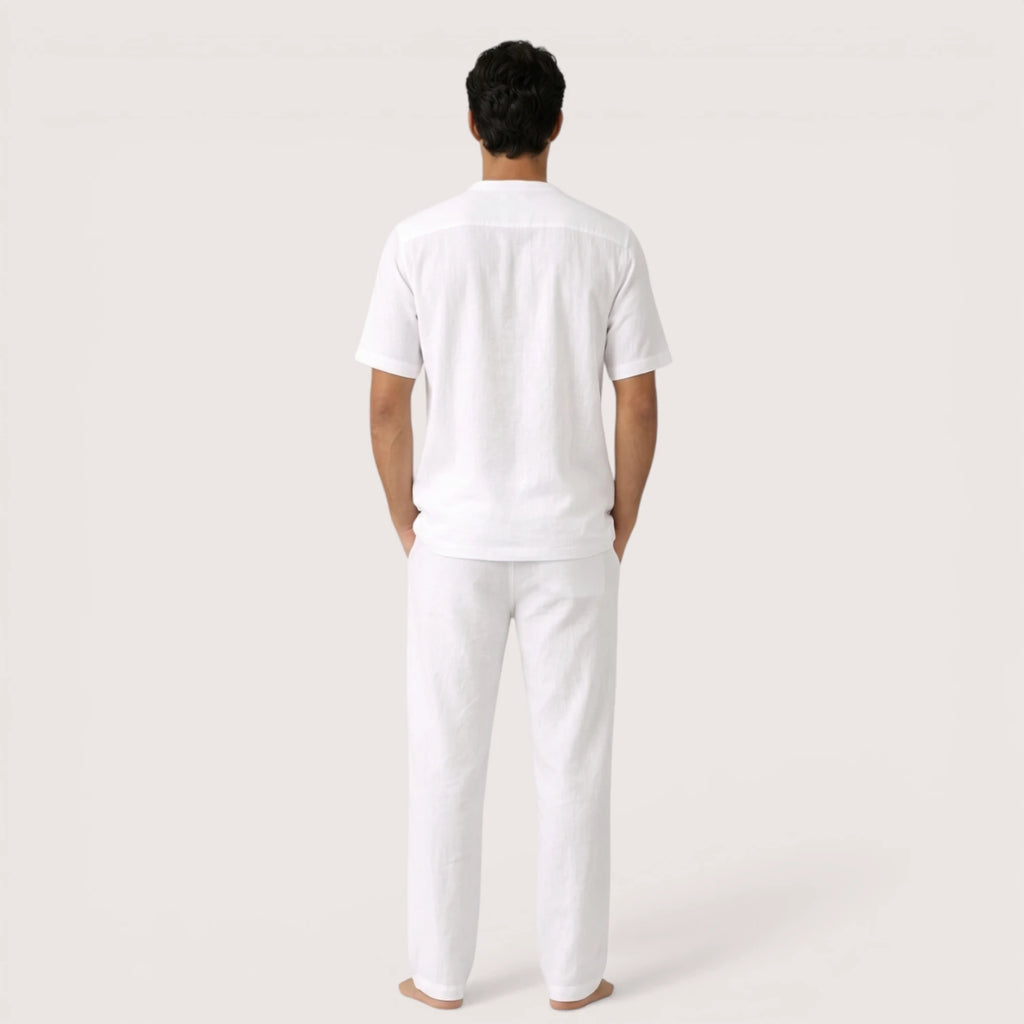 Rafferty | Men’s Cotton‑Linen Summer Shirt & Trousers Set