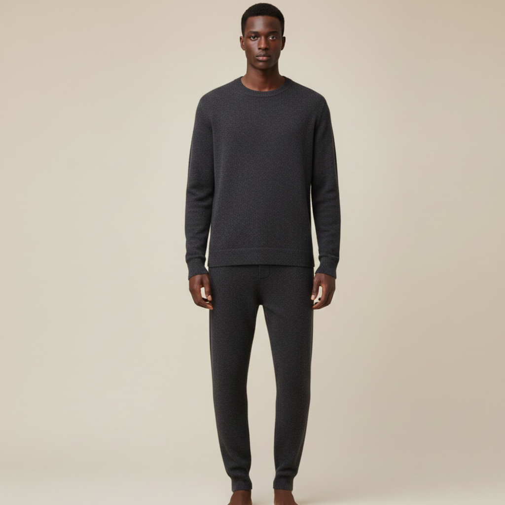 Tavion | Men’s Textured Two-Piece Lounge Set