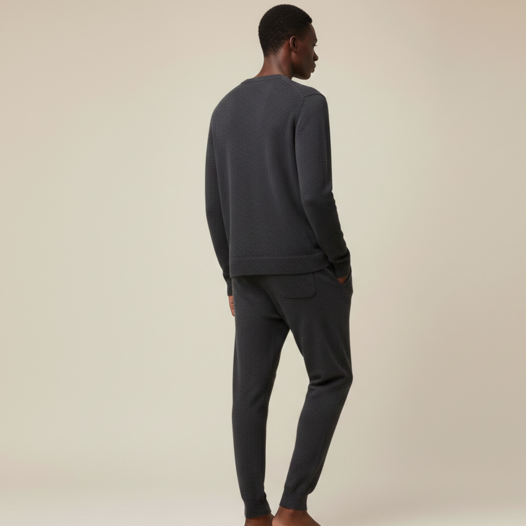 Tavion | Men’s Textured Two-Piece Lounge Set