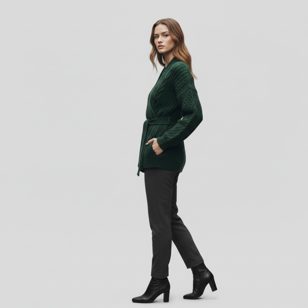 Lyra | Women’s Belted Wrap Cardigan