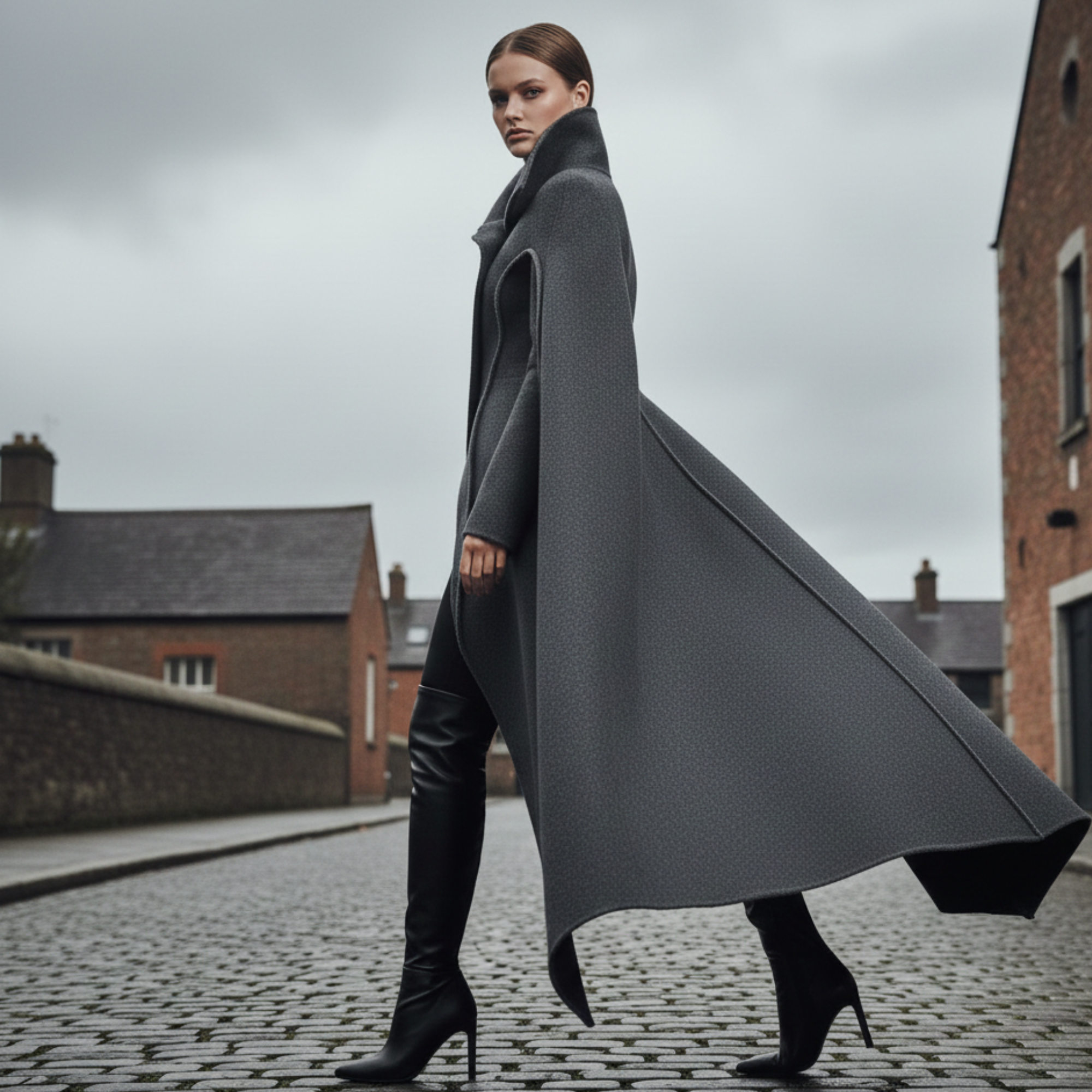 The Hera | Women’s Architectural Sculpted Coat