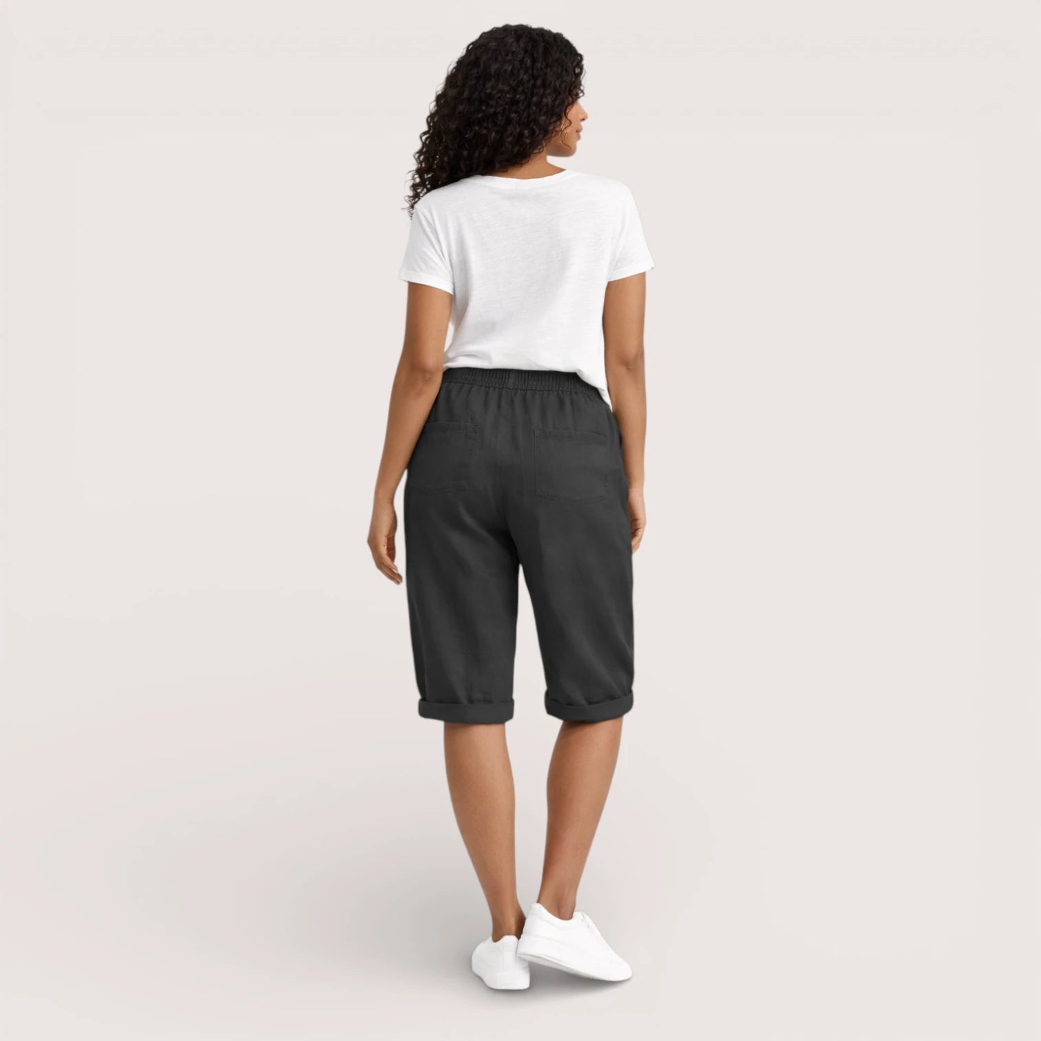 Clara | Women’s Linen Drawstring Shorts