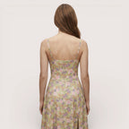 Liana | Women’s Floral Corset Midi Dress