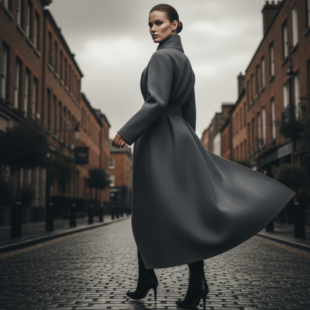 Selene | Women’s Long Belted Coat