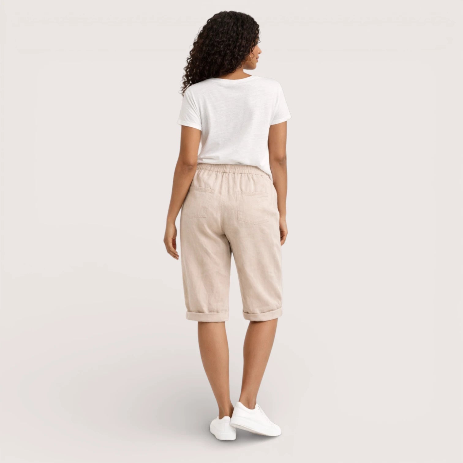 Clara | Women’s Linen Drawstring Shorts