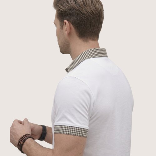 Cairo | Men’s Contrast Collar Polo Shirt