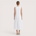 Liora | Women’s Sleeveless Button Midi Dress