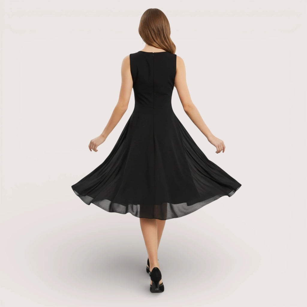 Verona | Black Suede Heels for Women