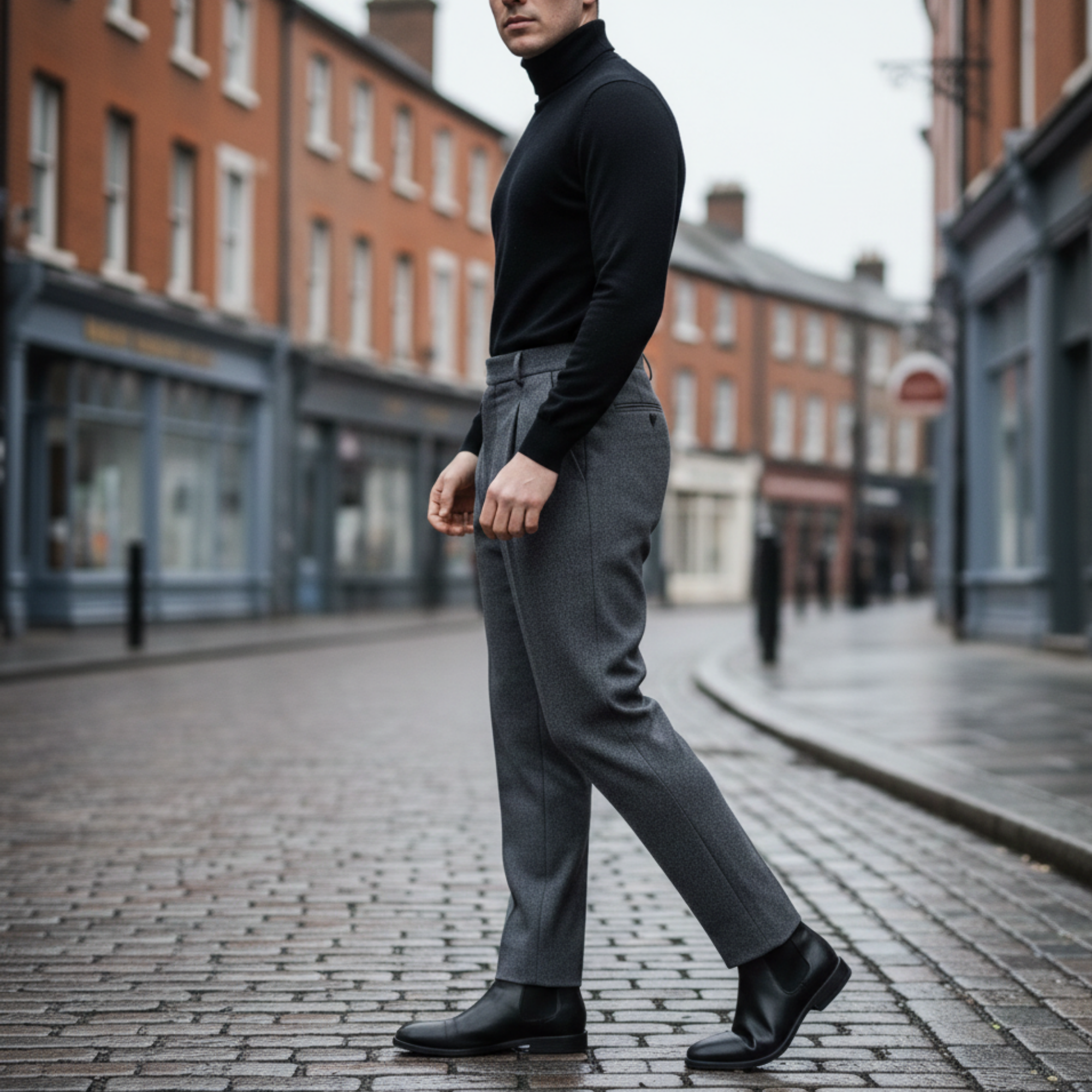 Rowin | Men’s Turtleneck Sweater for Everyday Wear