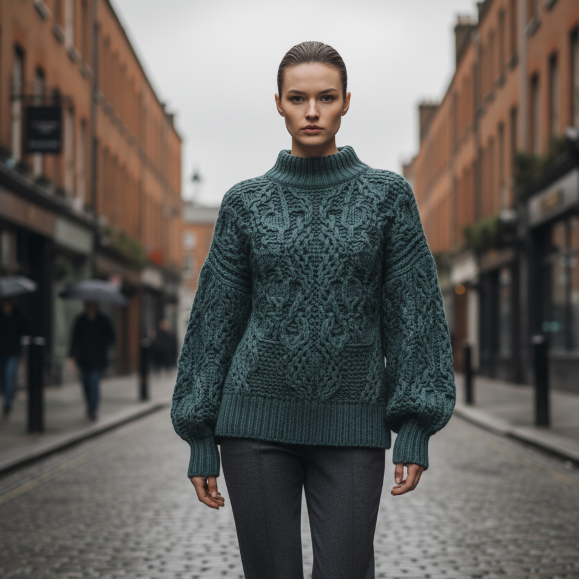 The Elowen | Women’s Intricate Cable Knit Sweater