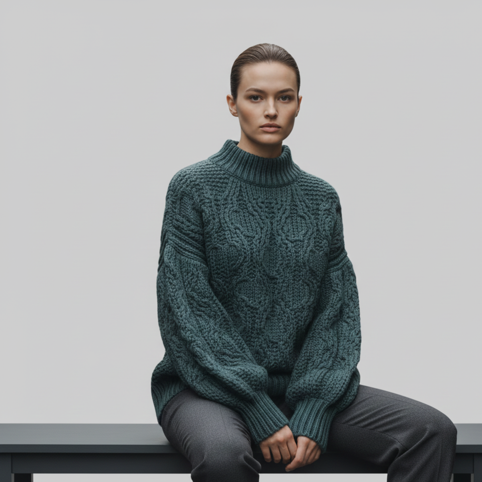 The Elowen | Women’s Intricate Cable Knit Sweater