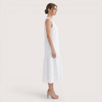 Liora | Women’s Sleeveless Button Midi Dress