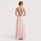 Liora | Floral Pattern Sleeveless Maxi Dress