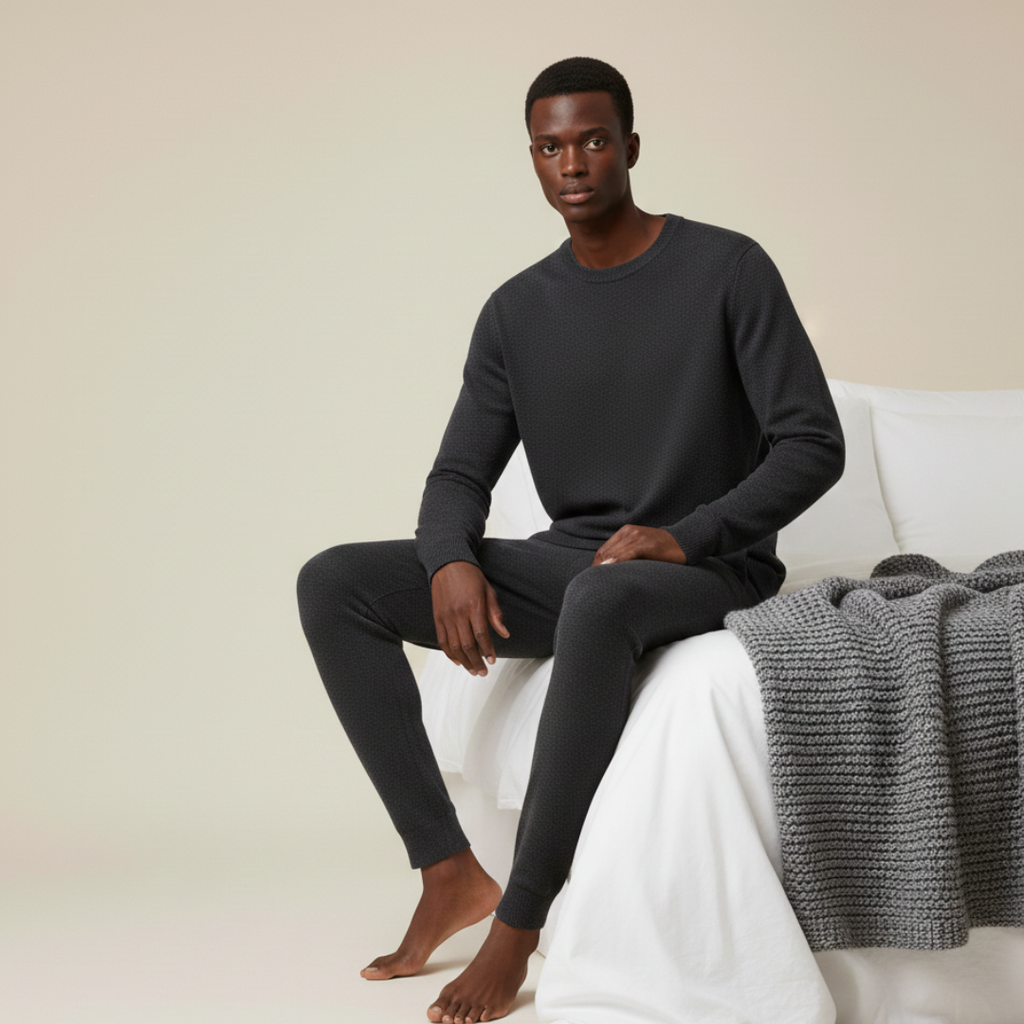Tavion | Men’s Textured Two-Piece Lounge Set