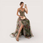 Cressida | Women’s Watercolour Print Maxi Dress