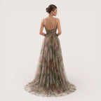 Cressida | Women’s Watercolour Print Maxi Dress