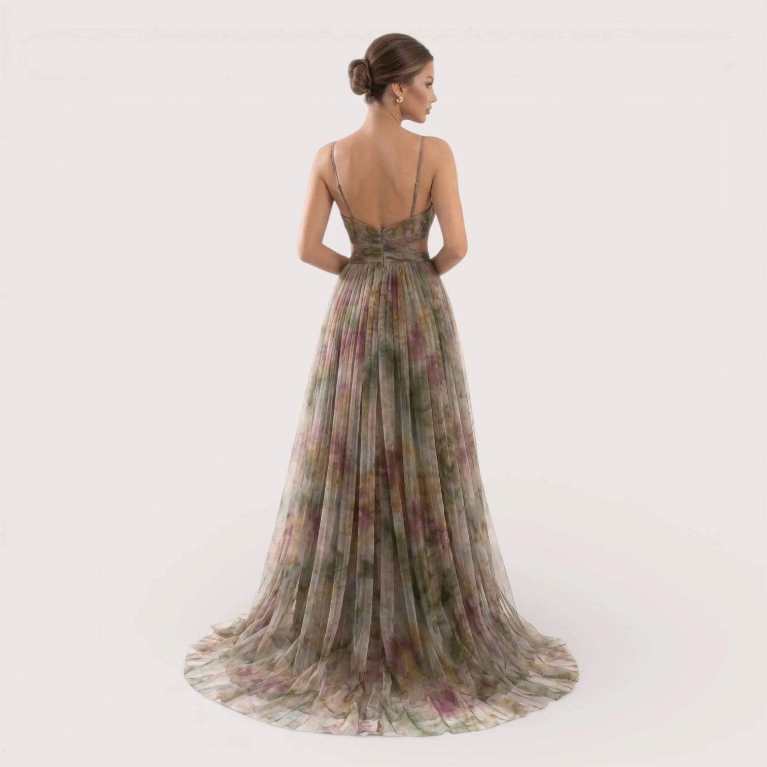 Cressida | Women’s Watercolour Print Maxi Dress
