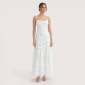 Liora | Floral Pattern Sleeveless Maxi Dress