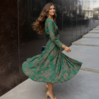 Luna | Women's Classic Midi Wrap Dress