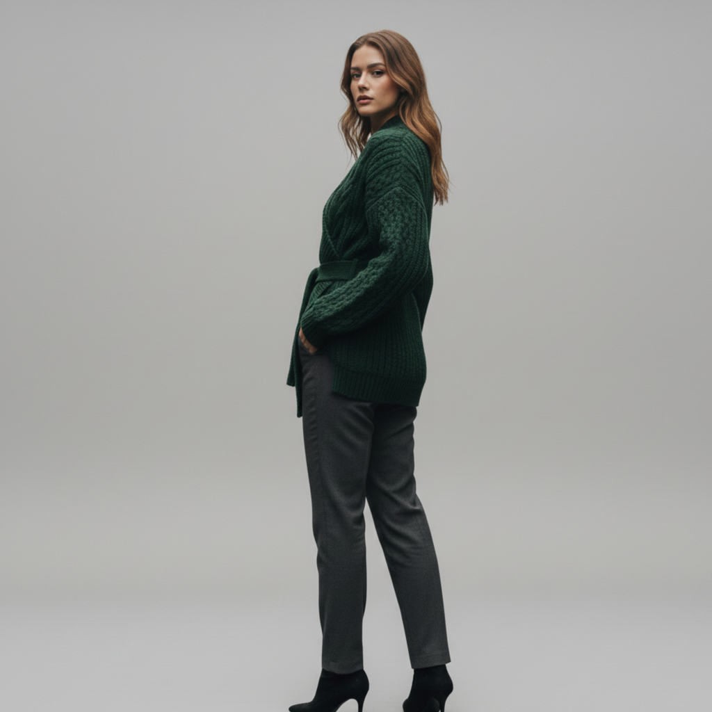 Lyra | Women’s Belted Wrap Cardigan