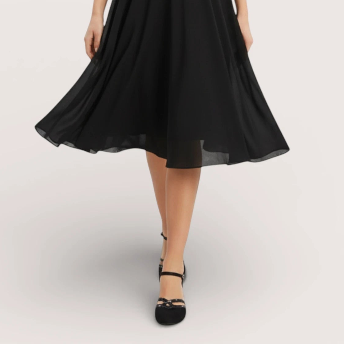 Verona | Black Suede Heels for Women
