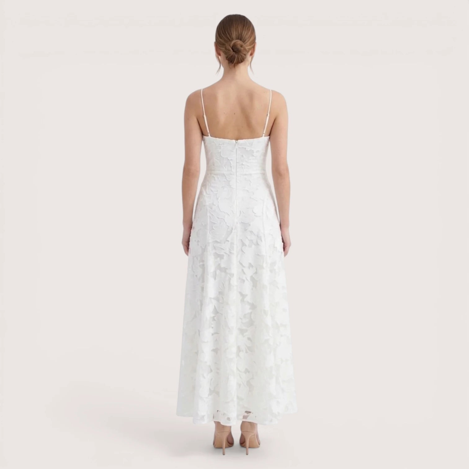 Liora | Floral Pattern Sleeveless Maxi Dress