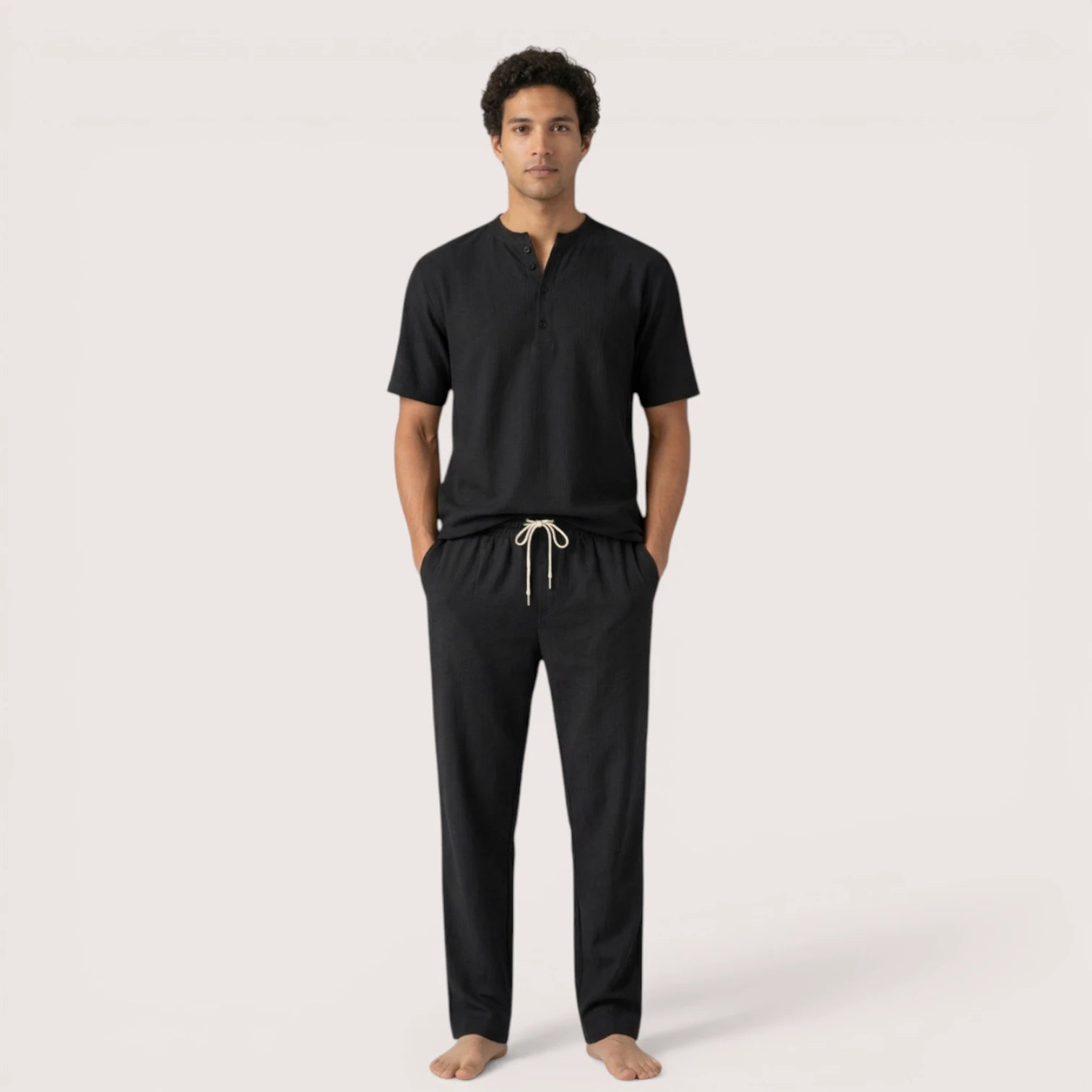 Rafferty | Men’s Cotton‑Linen Summer Shirt & Trousers Set