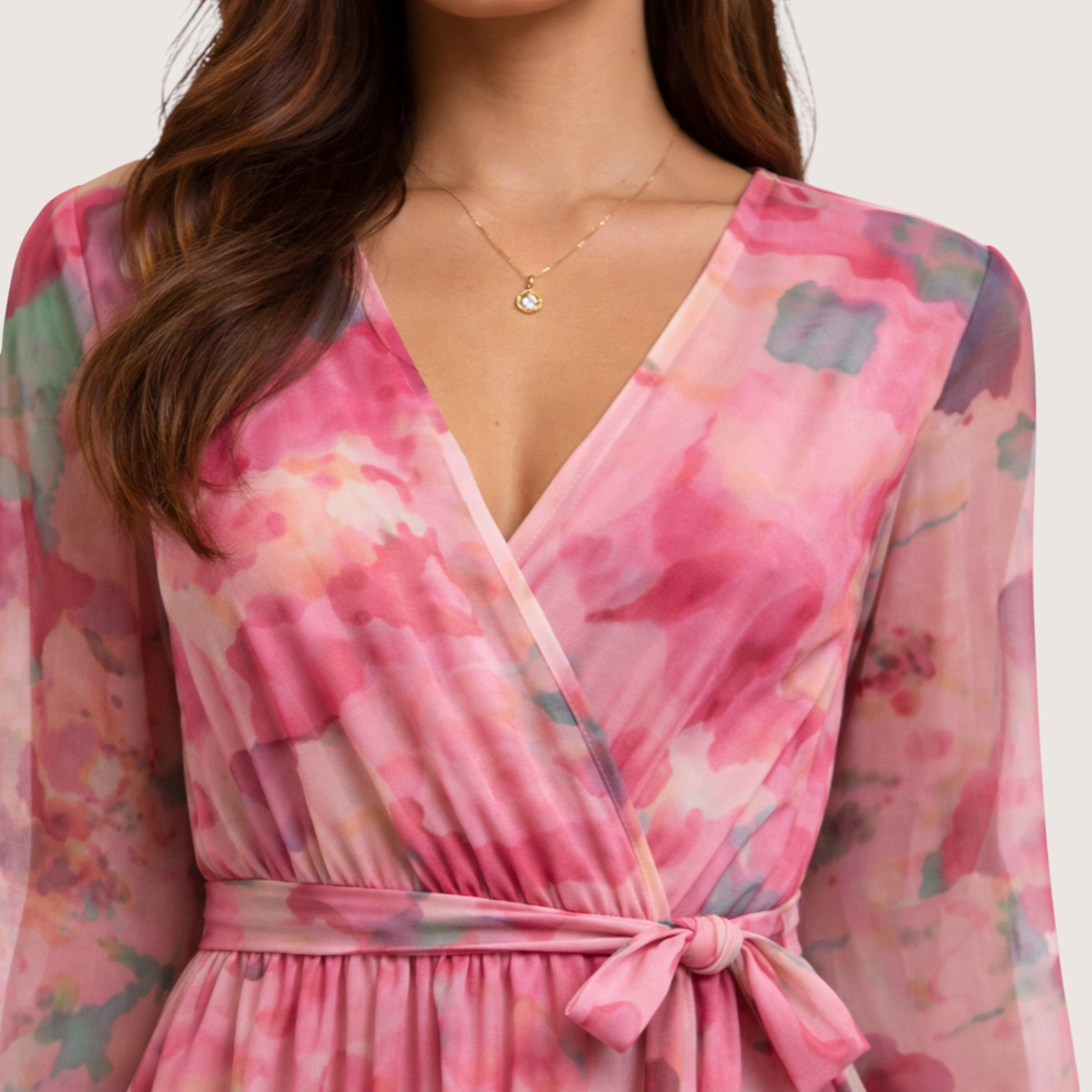 Alessia | Women’s Floral Wrap Maxi Dress
