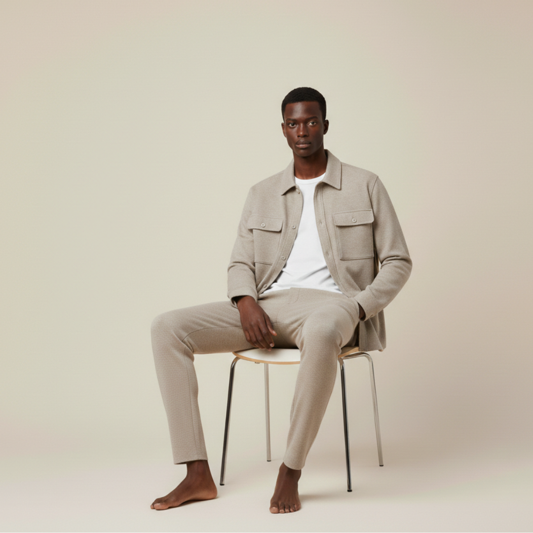 Lexton | Men’s Soft-Touch Two-Piece Co-Ord Set