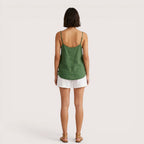 Seraphina | Women’s Spaghetti Strap Linen Top