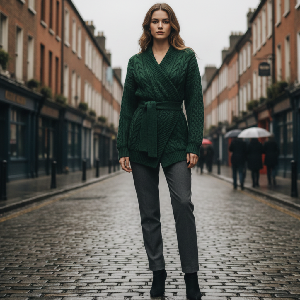 Lyra | Women’s Belted Wrap Cardigan