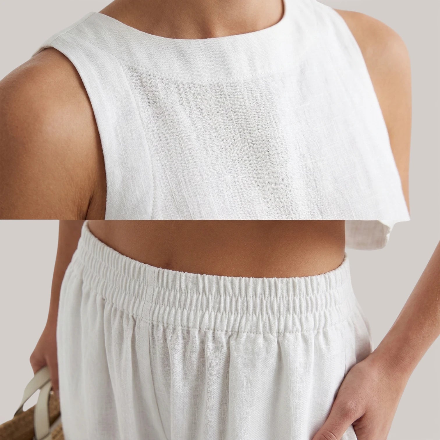 Aurelia | Women’s Sleeveless Top & Wide-Leg Trousers Set